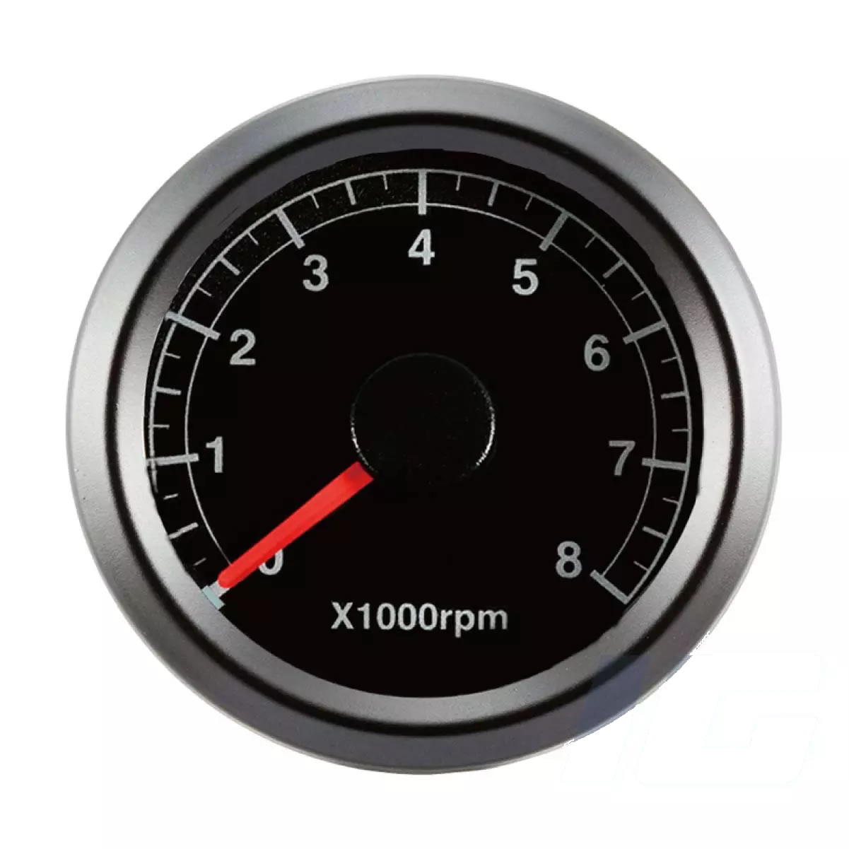 Black Face Red Neddle Universal Aftermarket Tachometer for Motorcycle Gauge